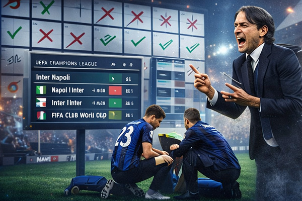 Yếu tố ảnh hưởng đến vị trí Inter Milan trên bảng xếp hạng Serie A 2026 gồm chấn thương lịch thi đấu và đối đầu trực tiếp